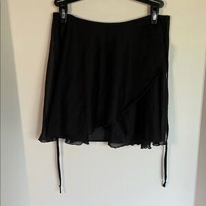 Balera  Dancewear Black  Sheer Ballet Skirt ladies size M/L
